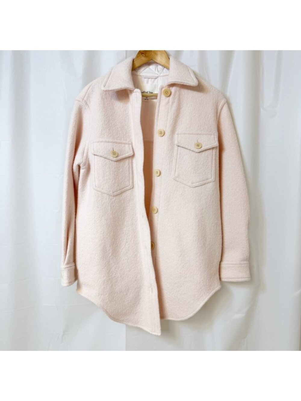 Wilfred Free The Ganna Shirt Jacket Light Pink 2XS